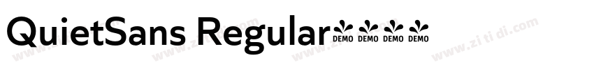 QuietSans Regular字体转换